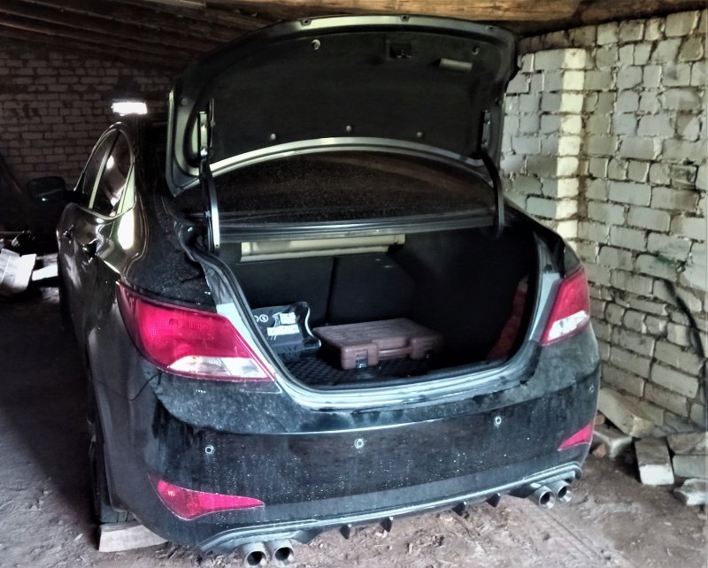 Hyundai Solaris 2 багажник