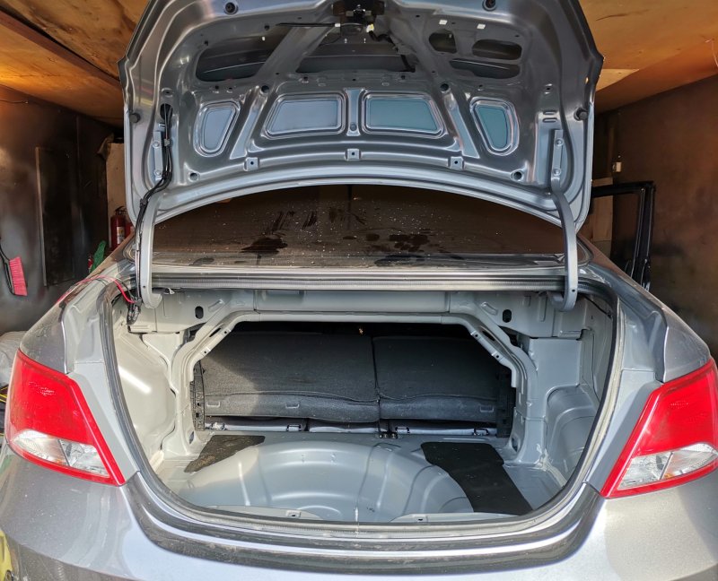 Hyundai Solaris багажник