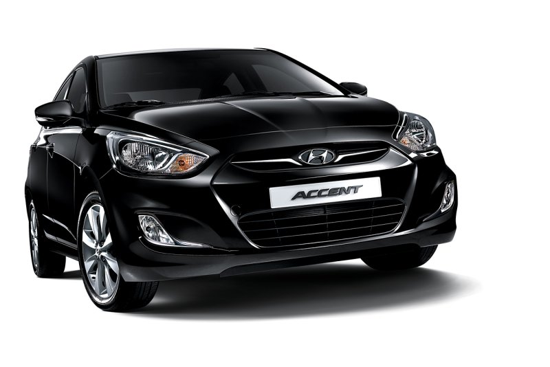 Hyundai Accent 2015 черная