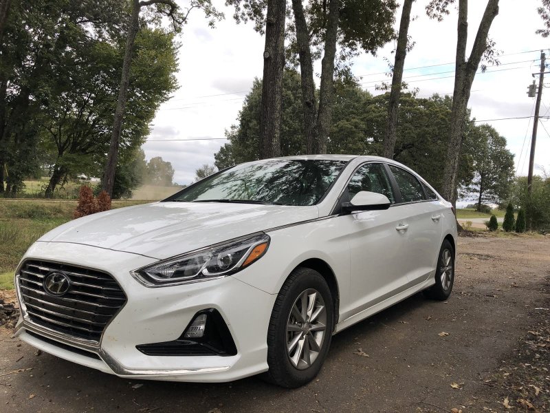 Hyundai Sonata 2019 белая