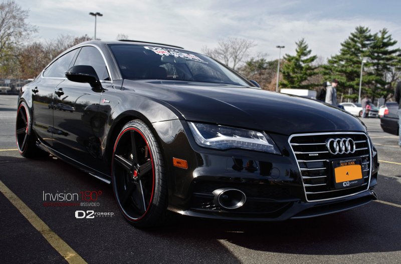 Audi a7 Tuning черная