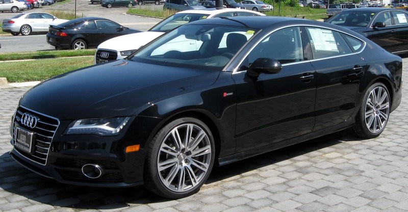 Audi a7 2012 черная