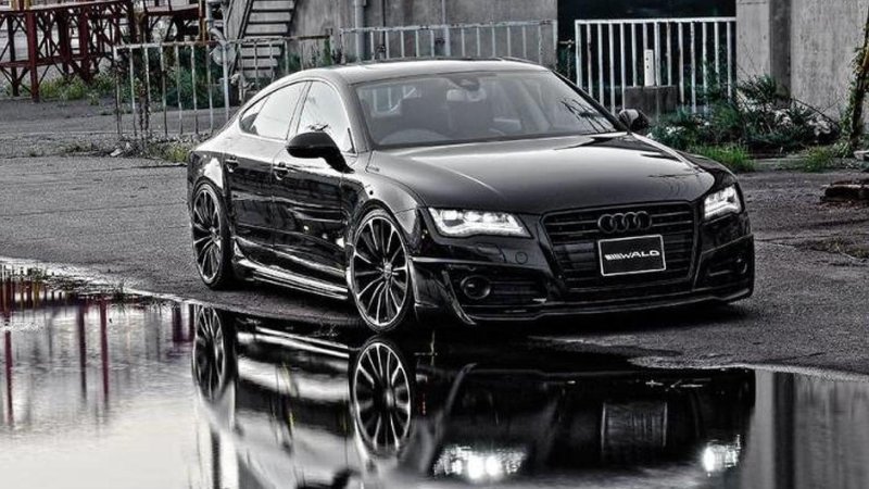 Audi a7 черная