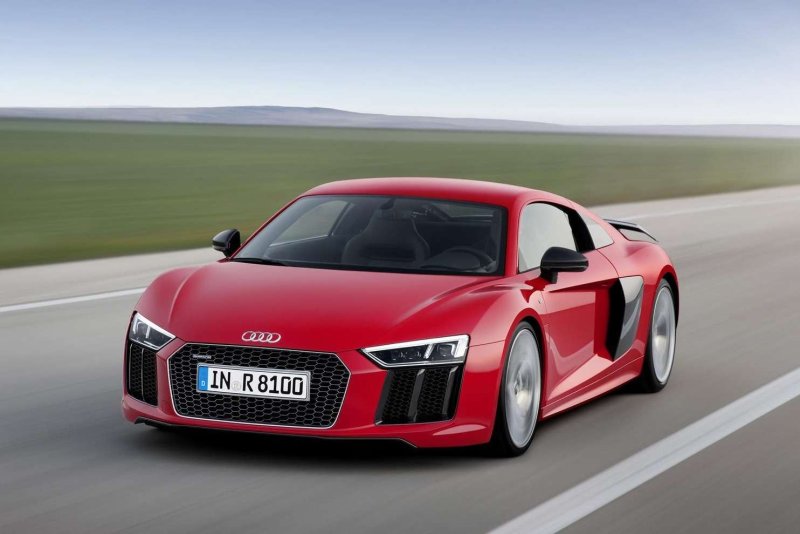 Audi r8 2021 зеленая