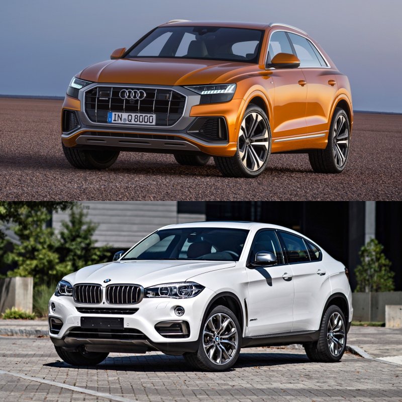 BMW x7 vs Audi q8