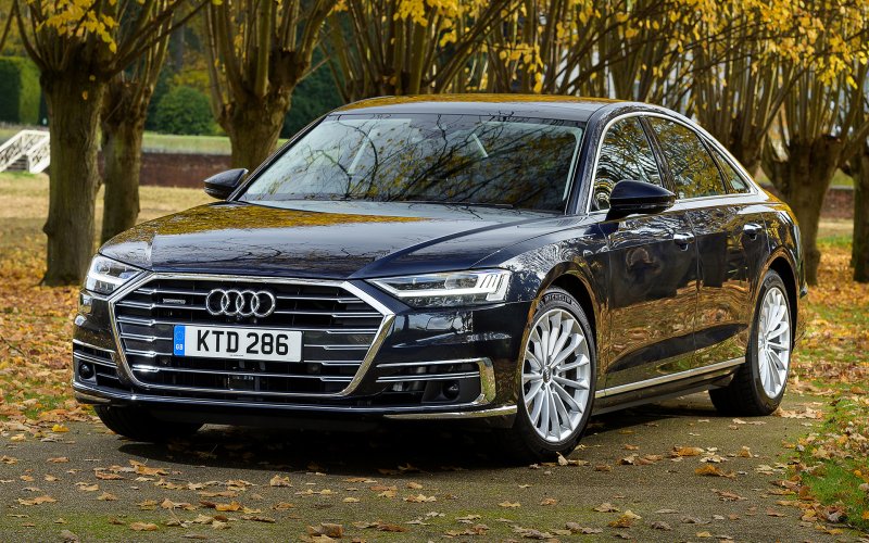 Audi a8 2017 черный