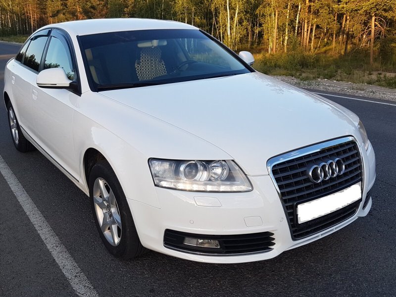 Audi a6 c6 белая