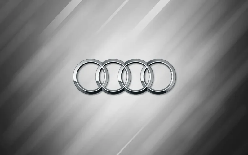 Audi logo 4k