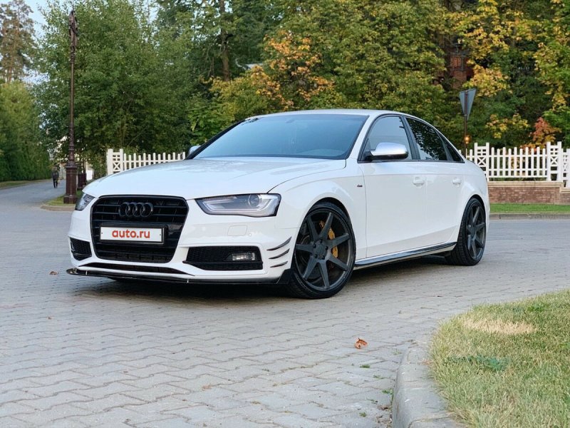 Audi a4 b8 White tuned