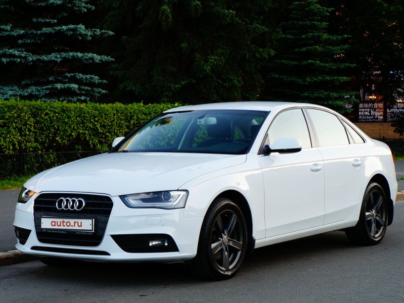 Audi a4 белая