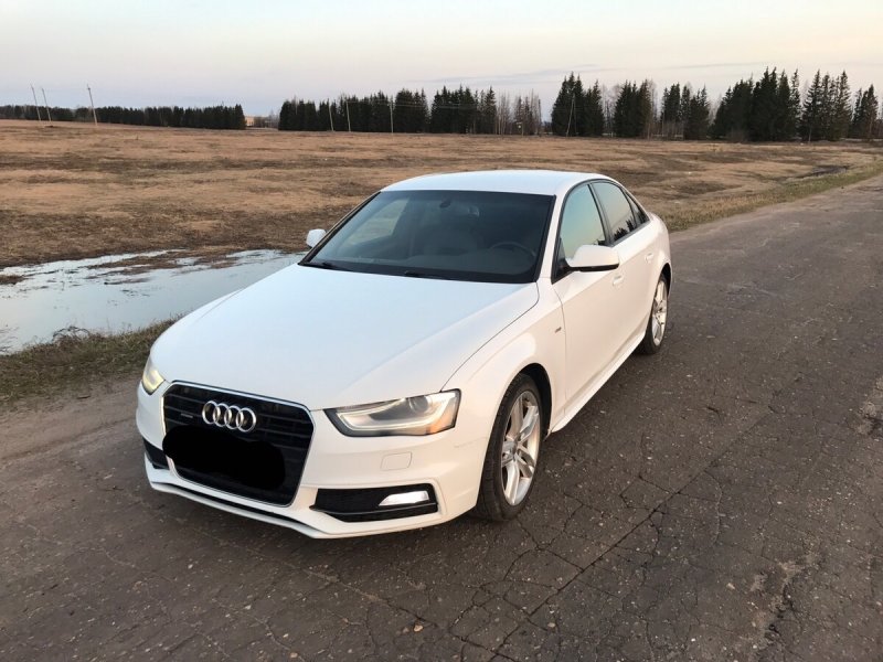 Audi a4 белая