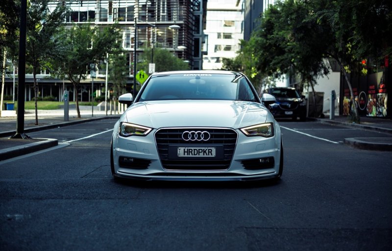 Audi a3 White Tuning