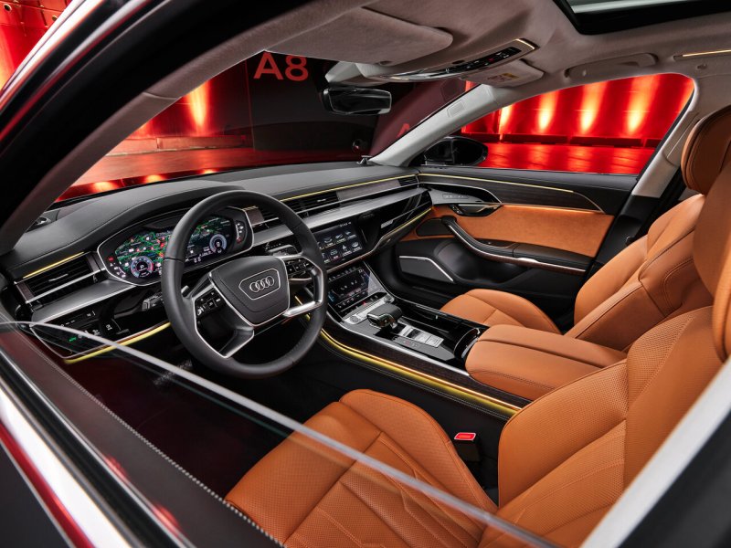 Audi a8l 2022 салон