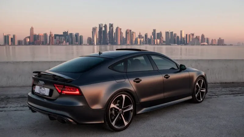 Audi rs7 черная