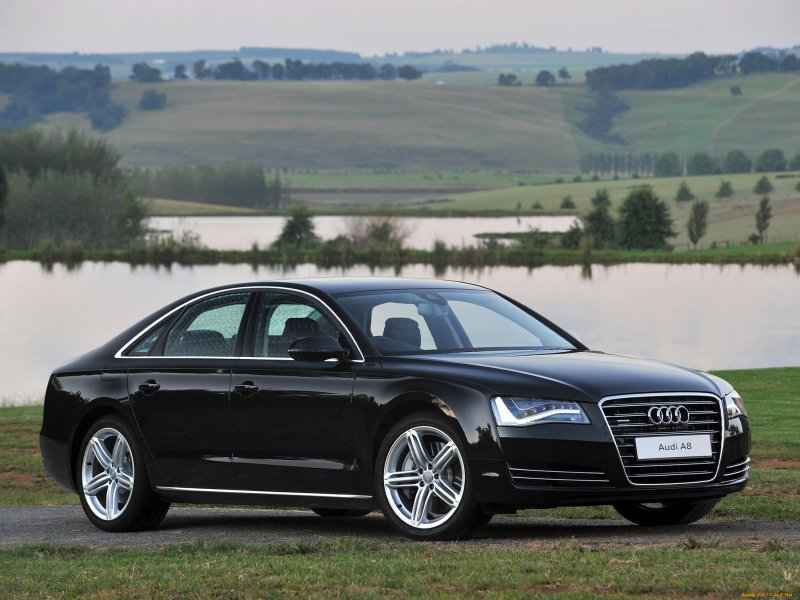 Audi a8 d4 белая