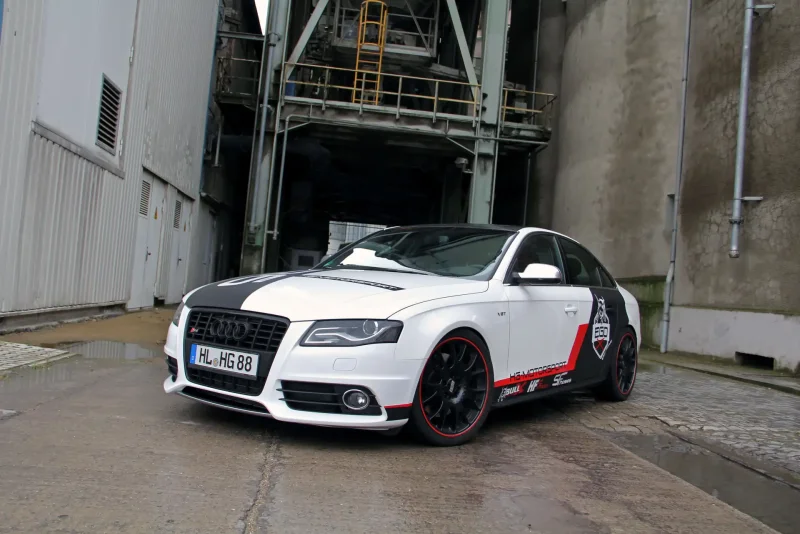 Audi a4 b8 White tuned