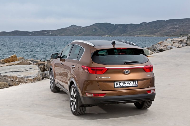 Kia Sportage 2012 сзади