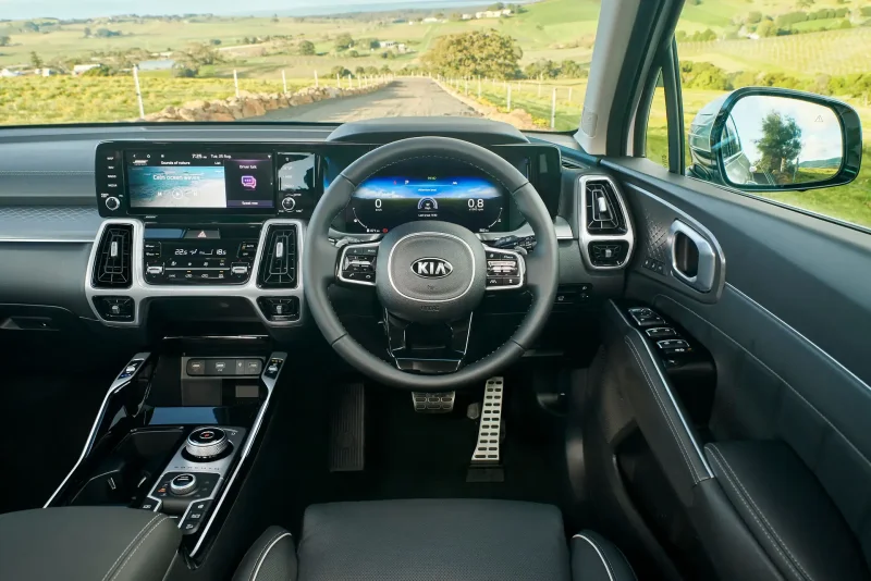 Kia Sorento 2021 салон сзади