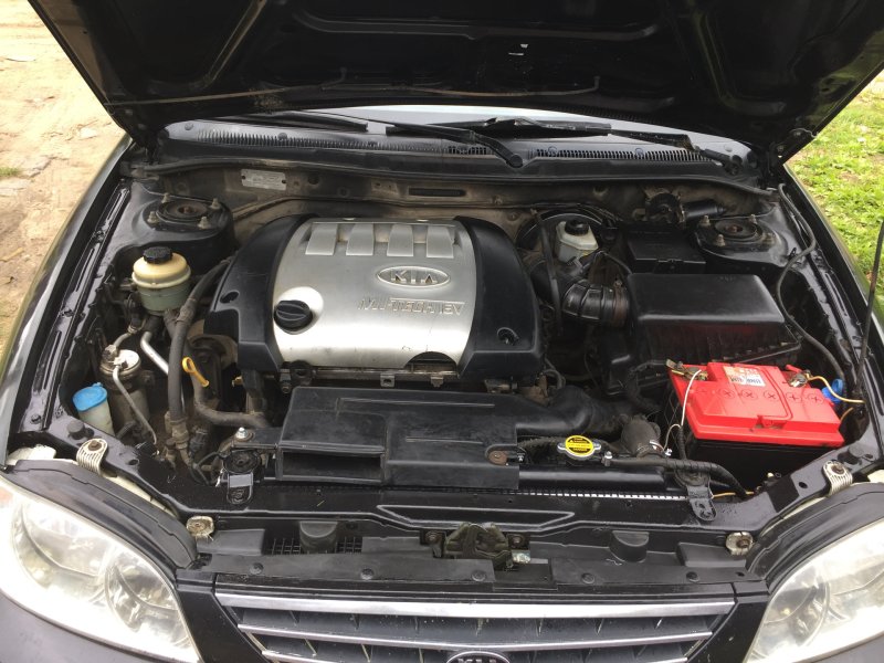 Kia Spectra 2008 под капотом
