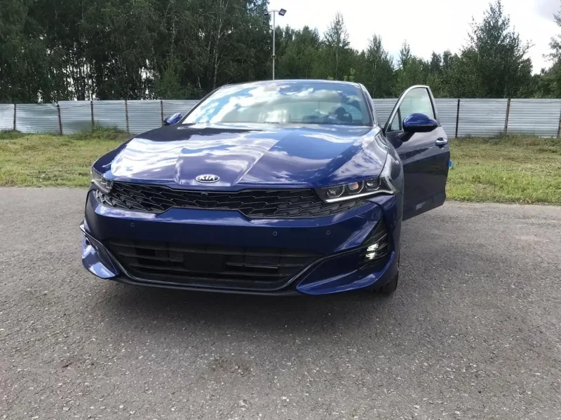 Киа к5 синяя