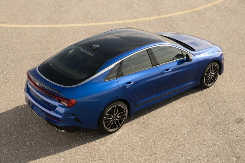 Киа Оптима 2021 синяя