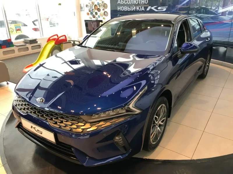 Киа к5 синий цвет