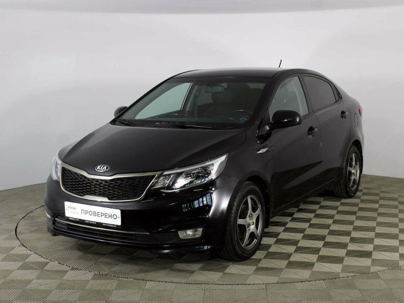 Kia Rio 2016 черная