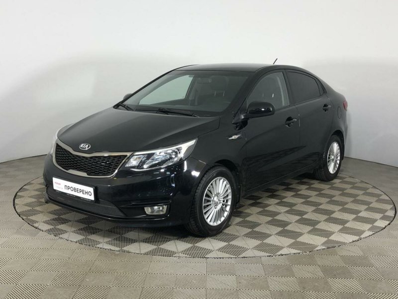 Kia Rio 2018 черная