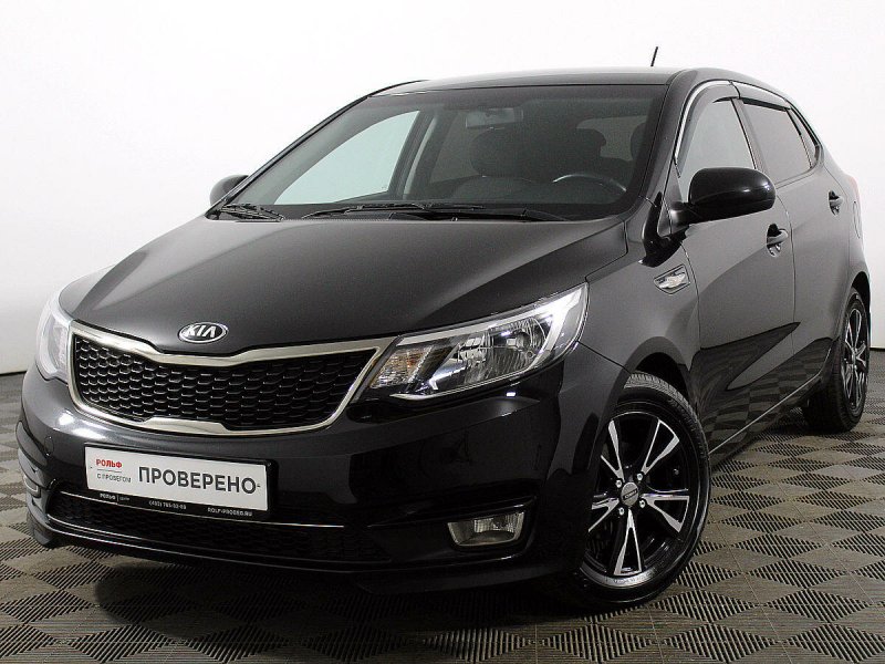 Kia Rio 2016 черная