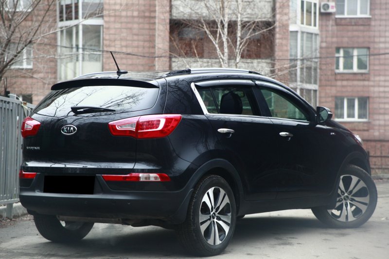 Kia Rio черная