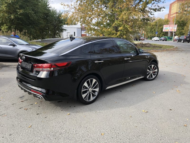 Kia Optima k5 черная