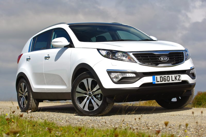 Kia кроссовер Sportage белая