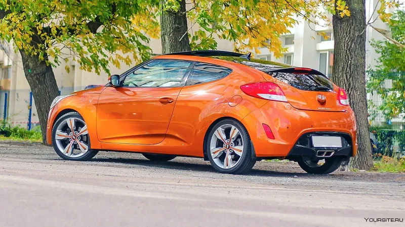 Hyundai Veloster 2014 красный