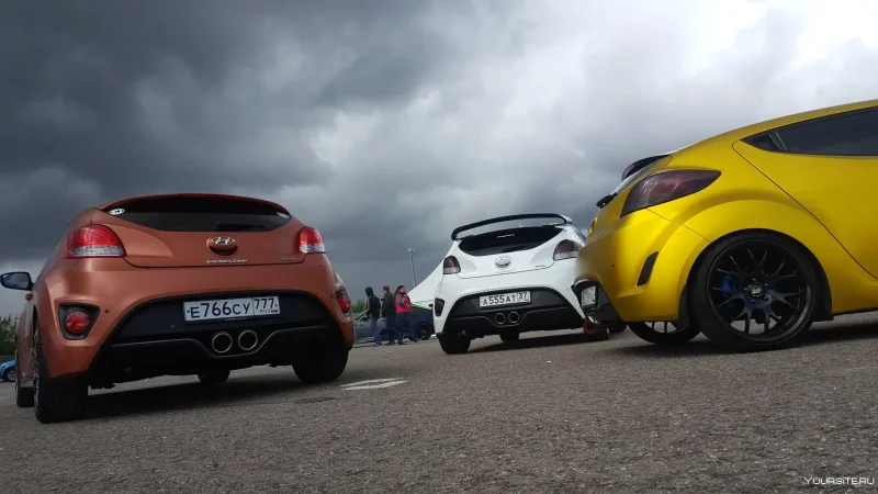 Hyundai Veloster спойлер