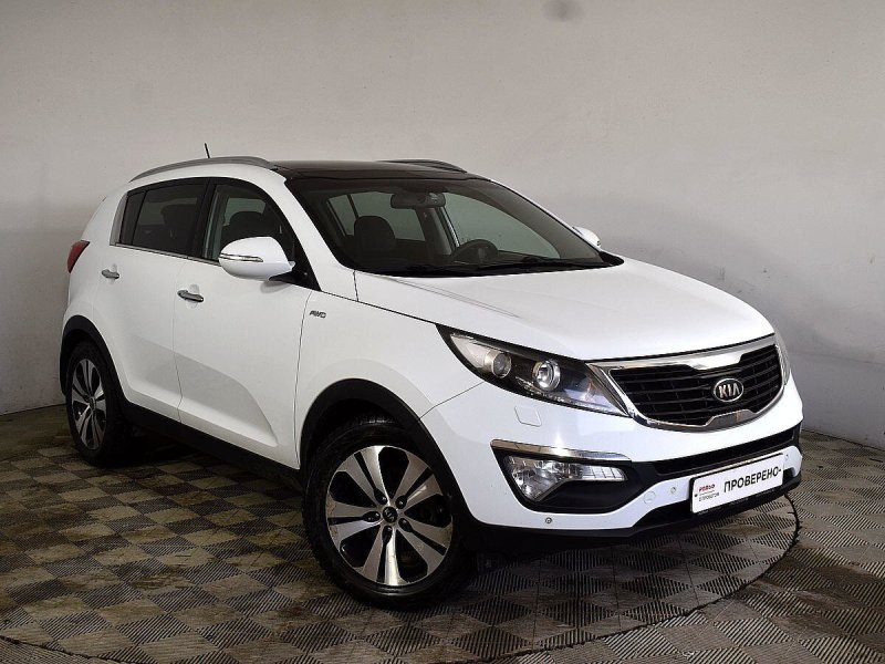 Kia Sportage 3 белый
