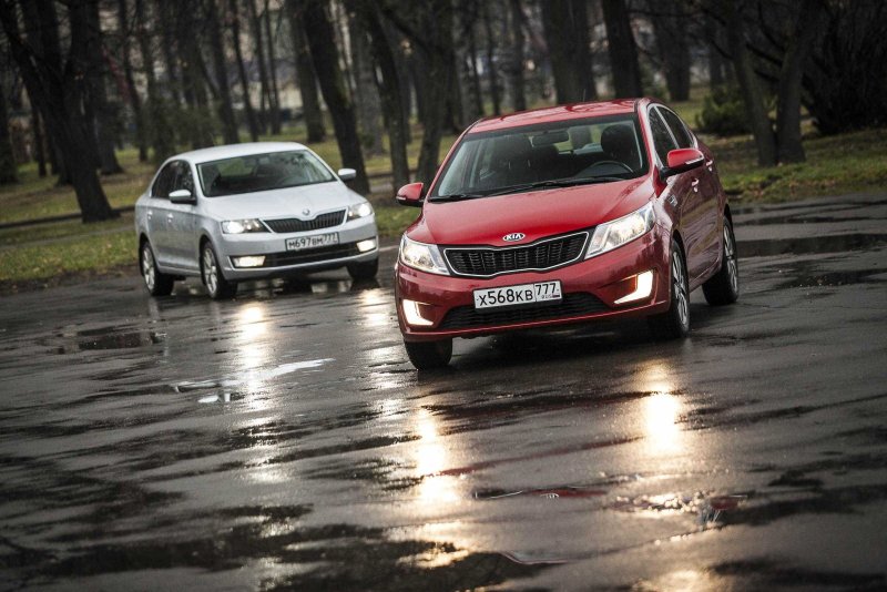 Kia Rio и Hyundai Solaris