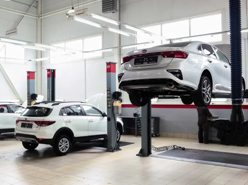 Kia Sportage 3 на подъемнике