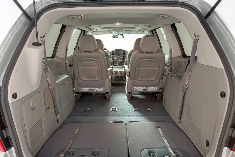 Kia Carnival 2007 багажник