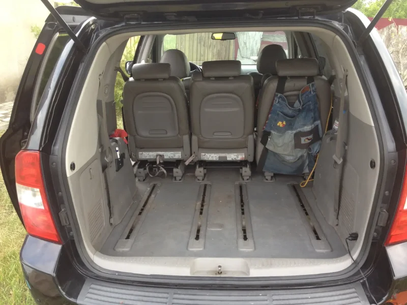 Kia Carnival 2007 багажник