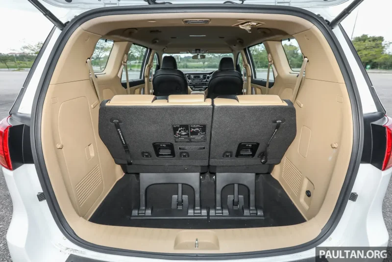 Kia Carnival 2017 багажник