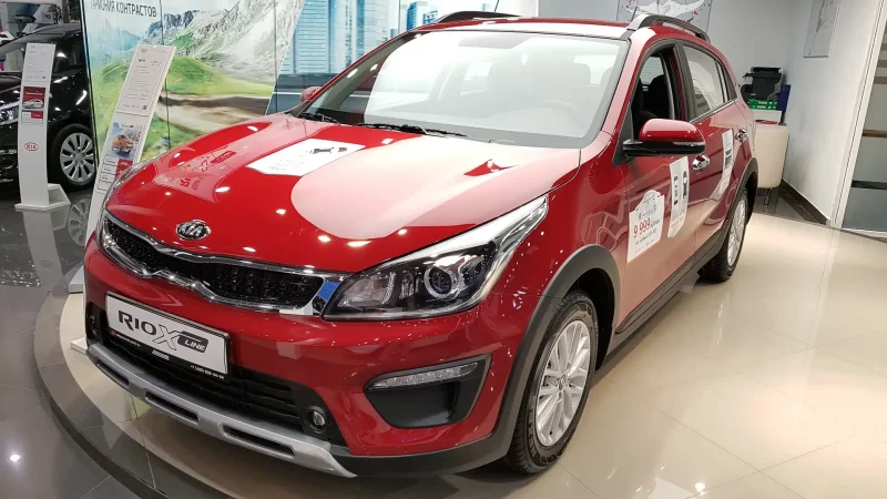 Kia Rio x-line красный