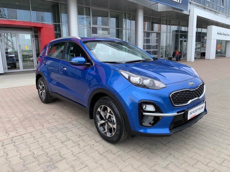 Kia Optima синяя