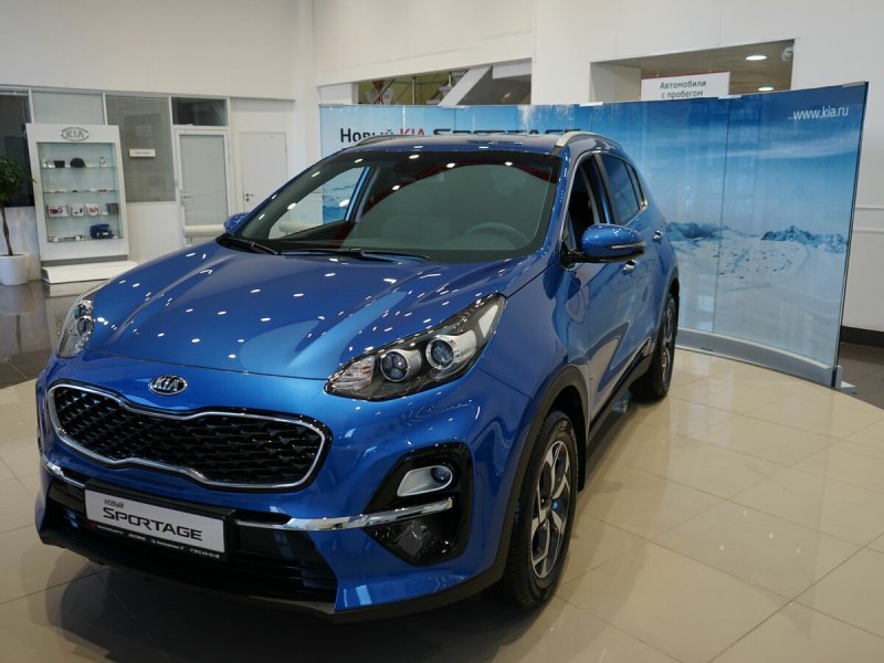 Kia Sportage 2020 синий