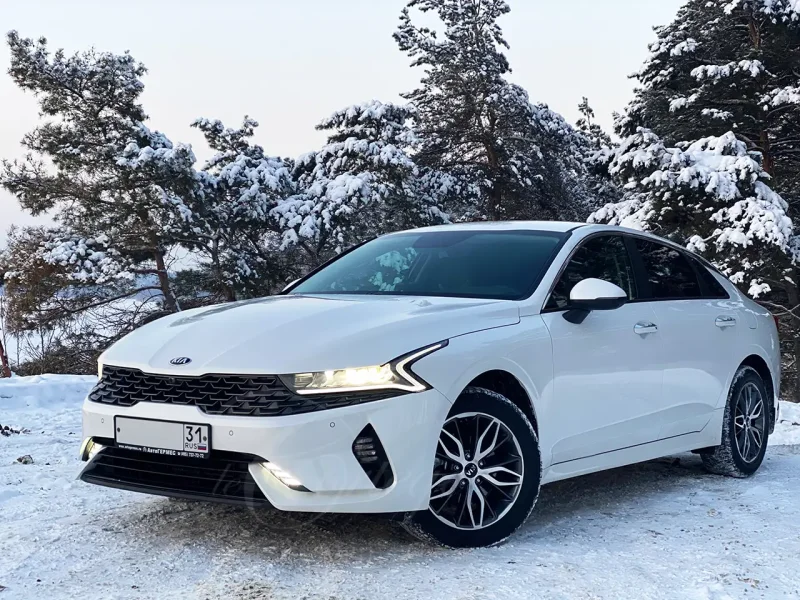 Kia k5 2021 белая