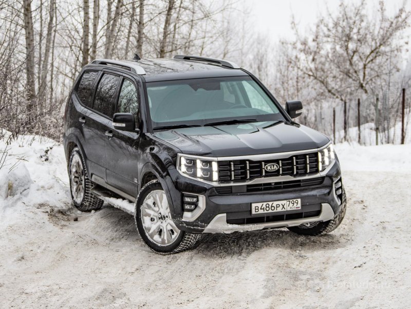 Kia Mohave 2022 в черном оьвече