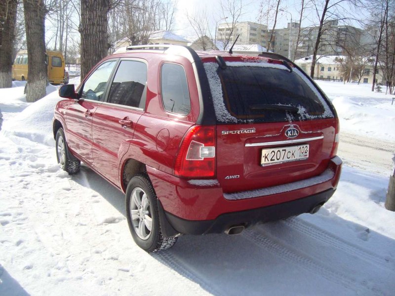 Киа Спортейдж 2009 черный