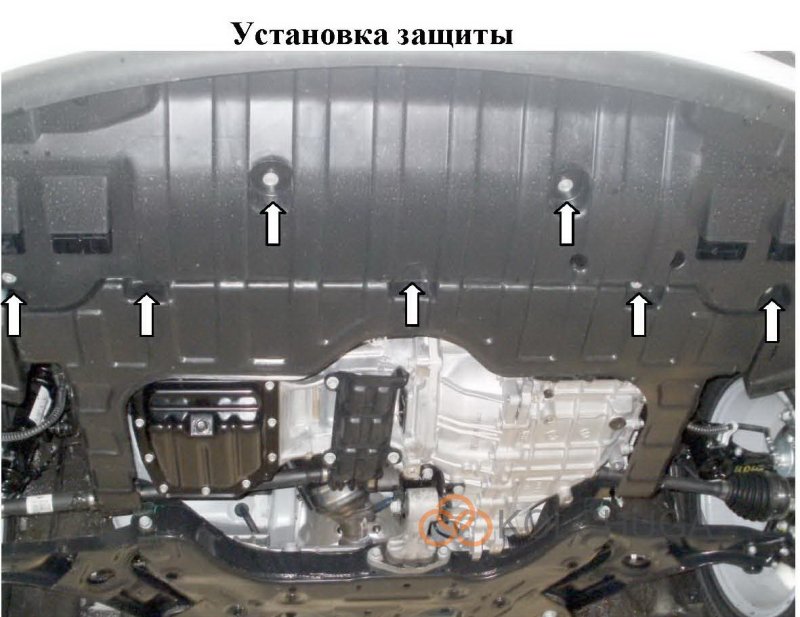 Защита картера Киа Спортейдж 2