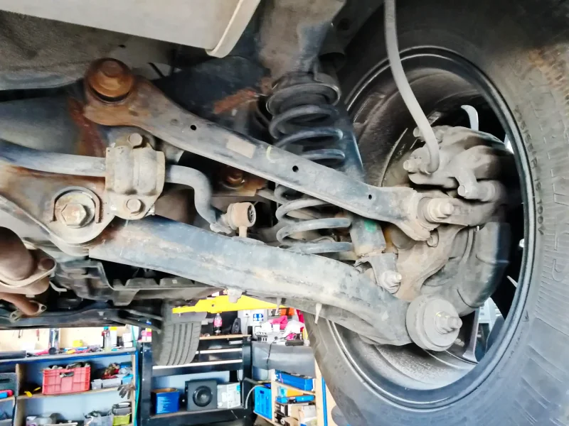 Kia Spectra задняя подвеска