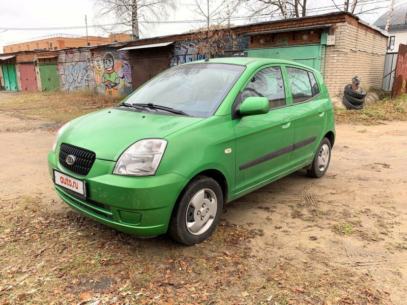 Kia Пиканто 2020 зеленая