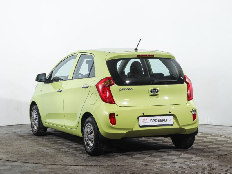 Kia Picanto ta 2012 салатовый